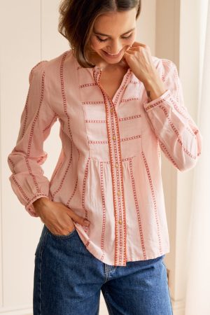 Juliet shirt | Coral Blush
