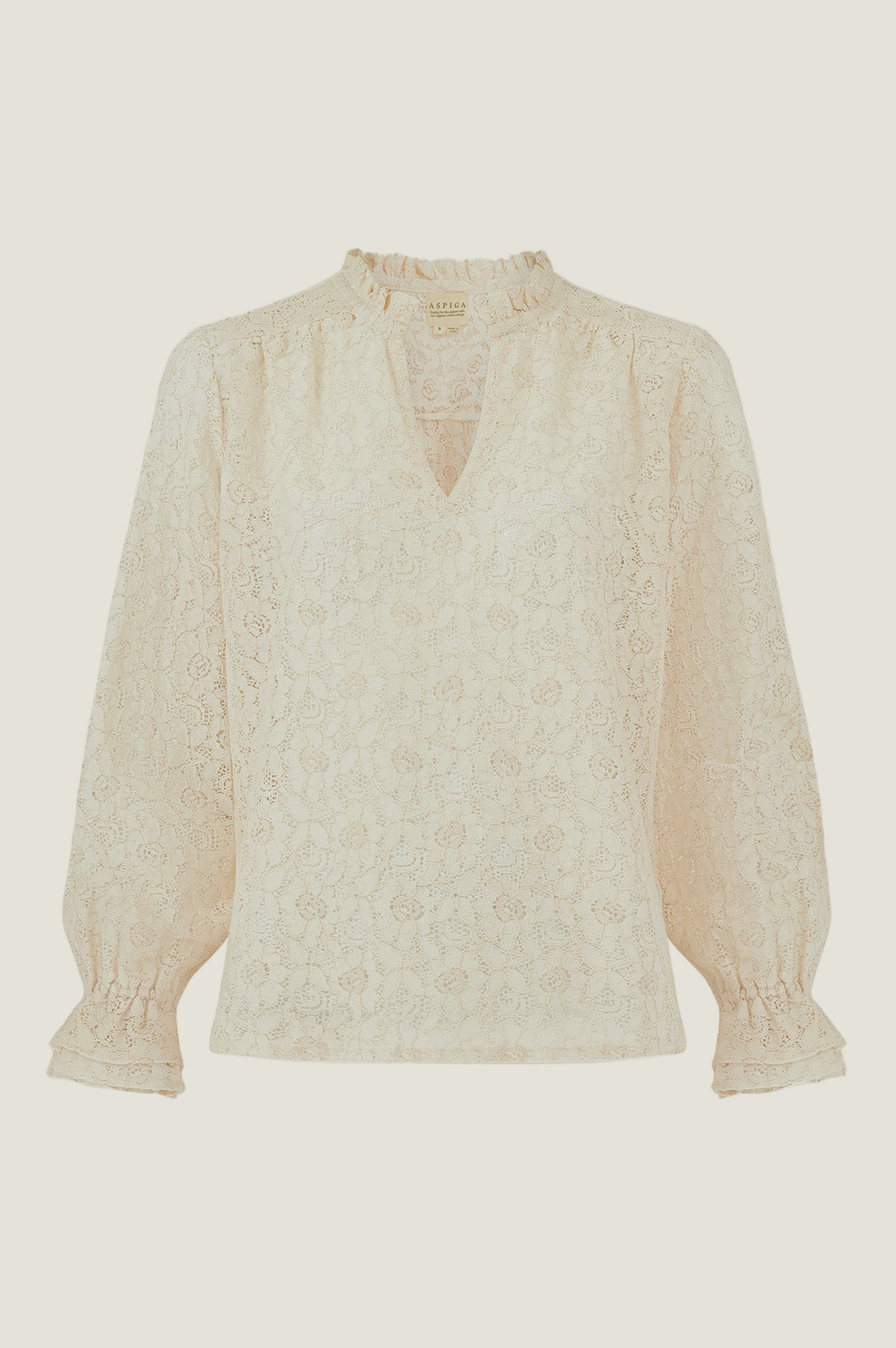 Amelie Lace Blouse | Ivory - Image 7